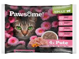 Pawsome Karma Dla Kota Pute Indyk Saszetki 4x85g
