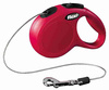 Flexi New Classic Smycz linka XS 3m czerwona