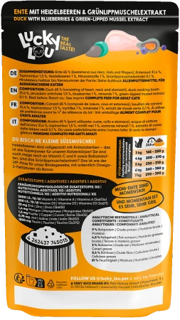 Lucky Lou SuperMono Karma Dla Kota Kaczka 125g