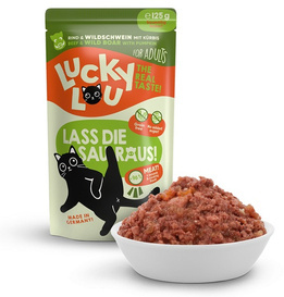 Lucky Lou Mokra Karma Dla Kota Wołowina Dzik 125g