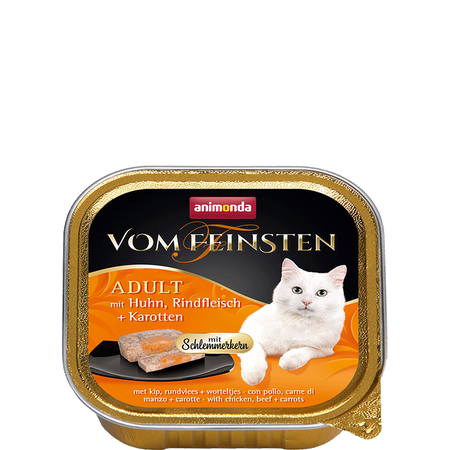 Animonda Kot 100g V.Feinsten Kurczak, Wołowina, Marchewka Tacka