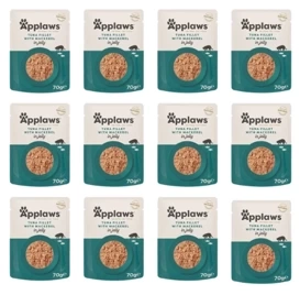 Applaws saszetka dla kota tuńczyk z makrelą w galaretce 12x70g