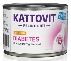 Kattovit Diabetes Karma dla Kota Cukrzyka Kurczak 185g