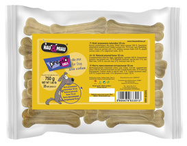 Kość Prasowana Naturalna, 10cm 25szt./op, 750g/op