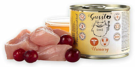 Gussto Vet Urinary Karma Dla Kota Indyk 200g