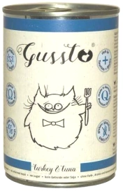 Gussto Karma Dla Kota Alergika Indyk Tuńczyk 400g
