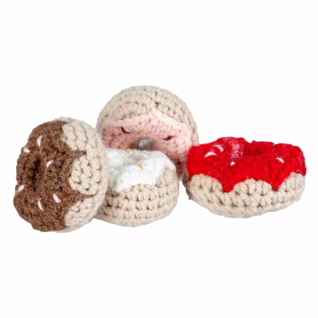 Duvo+ Pluszowa Zabawka dla Kota Donut 5cm 1szt.