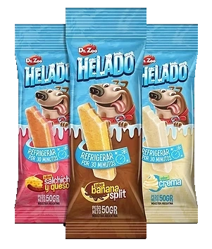 Dr.Zoo Ice Cream Przysmak Dla Psa Lody Kiełbaska Ser 50g