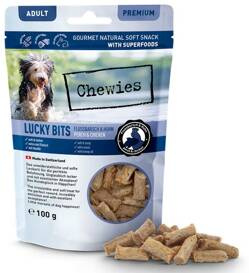 Chewies Lucky Bits Przysmak Dla Psa Okoń & Kurczak 100g