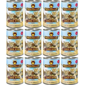 Wolfsblut Puppy Cold River Mokra Karma dla Szczeniąt Pstrąg 12x395g