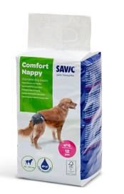 Pieluchy dla Psa Seniora Comfort Nappy T4 40-48cm 12 szt