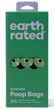 Earth Rated Woreczki Na Odchody Psa Eko 21x15szt Lawenda