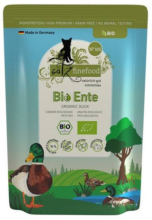 Catz Finefood Bio Karma Dla Kota Kaczka 85g