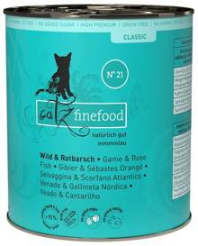 Catz Finefood Classic N21 Dziczyzna Karmazyn 800g