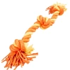Duvo+ Zabawka dla Psa Sznur Pomarańczowy 3 Węzły 74cm