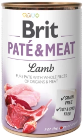 Brit Pate & Meat Dog Lamb puszka 400g