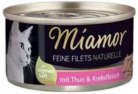 Miamor Kot 80g Filets Tuńczyk Krab W Sosie Własnym