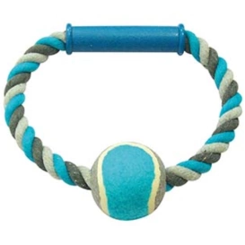 Duvo+ Zabawka Dla Psa Sznur + Uchwyt+ Piłka 18cm