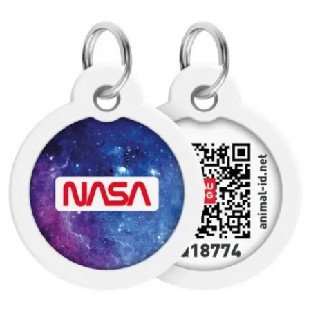 WAUDOG Smart ID Adresówka Dla Psa Koło NASA21 30mm