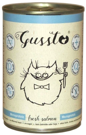 Gussto Karma Dla Kota Alergika Łosoś 375g