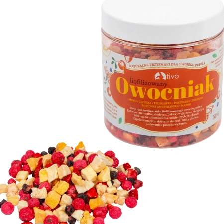 TIVO Przysmak dla Gryzoni Owocniak Liofilizowany 50g