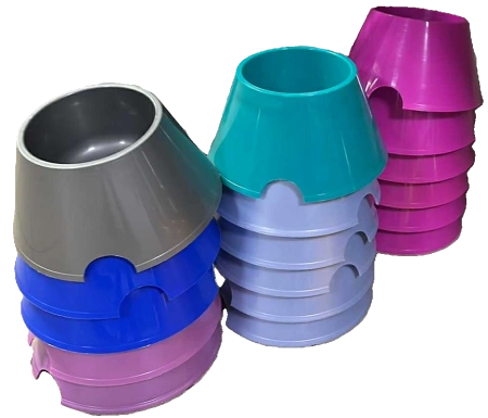 Sum-Plast 2 Miski dla Spaniela 20,5cm 0,63ml Kolor Losowy