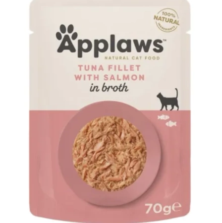 Applaws Mokra Karma Dla Kota Tuńczyk Łosoś w Bulionie 70g