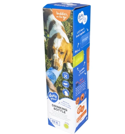 Duvo+ Butelka Podróżna dla Psa Zielona 450ml