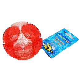 Yarro Piłka Tpr Z Diodą Led 6,5cm Czerwono-Biała