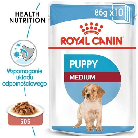Royal Canin Karma Mokra Dla Szczeniąt Ras Średnich 140g