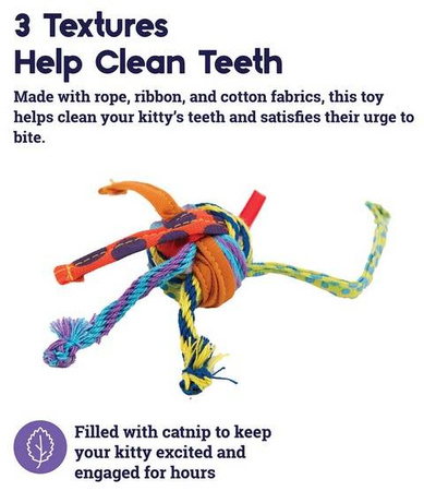 Petstages Piłka Szmacianka Dla Kota z Kocimiętką