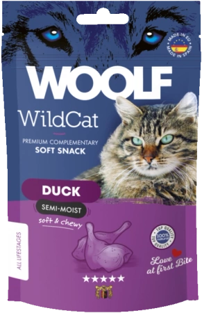 Woolf WildCat Soft Snacks Przysmak dla Kota Kaczka 50g