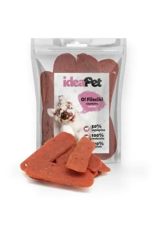 IdeaPet Przysmak dla Psa Fileciki z Jagnięciny 500g