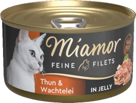 Miamor Feine Filets Karma Dla Kota Tuńczyk Jaja 100g