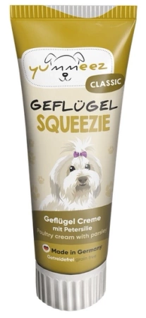Yummeez Classic Squeezie Przysmak Dla Psa Pasta Drób 75g