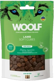Woolf Soft Cubes Przysmak Dla Psa Jagnięcina 100g