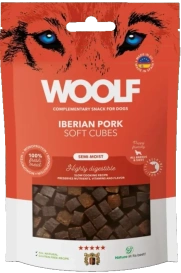 Woolf Soft Cubes Przysmak Dla Psa Wieprzowina 100g
