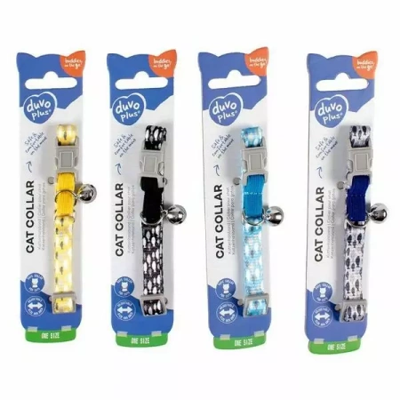 Duvo+ Obroża dla Kota z Dzwonkiem Fish School 20-30cm/10mm