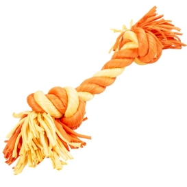 Duvo+ Zabawka dla Psa Sznur Pomarańczowy 2 Węzły 20cm S