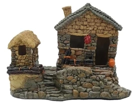 Aqua Nova Dekoracja do Akwarium Domek 13x10x10cm