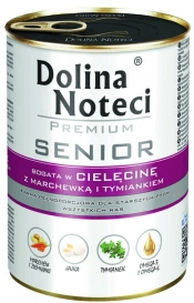 Dolina Noteci Premium Pies Senior Cielęcina puszka 400g