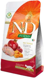 Farmina N&D Neutered Karma Dla Kota Dynia Przepiórka 300g