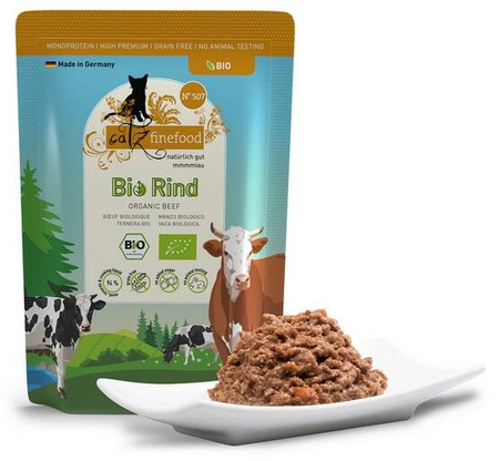 Catz Finefood Bio Karma Dla Kota Wołowina 85g