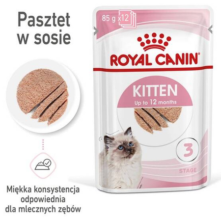 Royal Canin Feline Kitten Karma Mokra Dla Kociąt 4x85g
