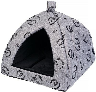 Diamsil Buda dla Psa i Kota Iglo Szare 1 37x35x32cm