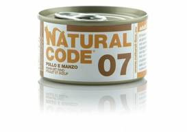 Natural Code Kot 85g Kura Wołowina Sos
