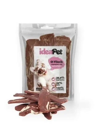 IdeaPet Przysmak dla Psa Filety z Jagnięciną Rybą 500g