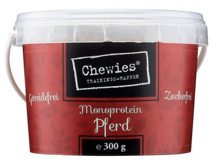 Chewies Przysmak Dla Psa Konina Mono Wiadro 300g