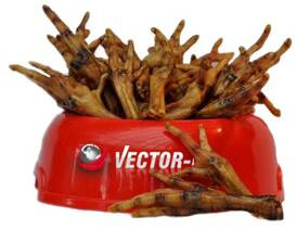 Vector-Food Przysmak Dla Psa Stopki Kurze Suszone 5szt