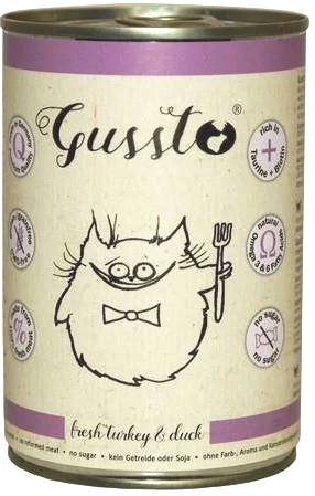 Gussto Karma Dla Kota Alergika Indyk Kaczka 400g